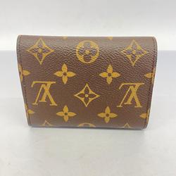 ルイ・ヴィトン(Louis Vuitton) ルイ・ヴィトン 三つ折り財布 モノグラム ポルトフォイユヴィクトリーヌ M62472 ブラウンレディース