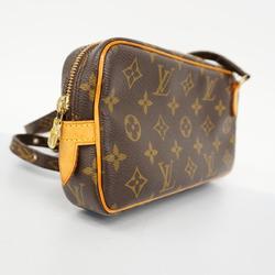 ルイ・ヴィトン(Louis Vuitton) ルイ・ヴィトン ショルダーバッグ モノグラム ポシェットマルリーバンドリエール M51828 ブラウンレディース