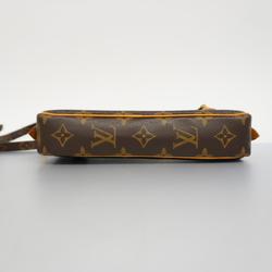 ルイ・ヴィトン(Louis Vuitton) ルイ・ヴィトン ショルダーバッグ モノグラム ポシェットマルリーバンドリエール M51828 ブラウンレディース