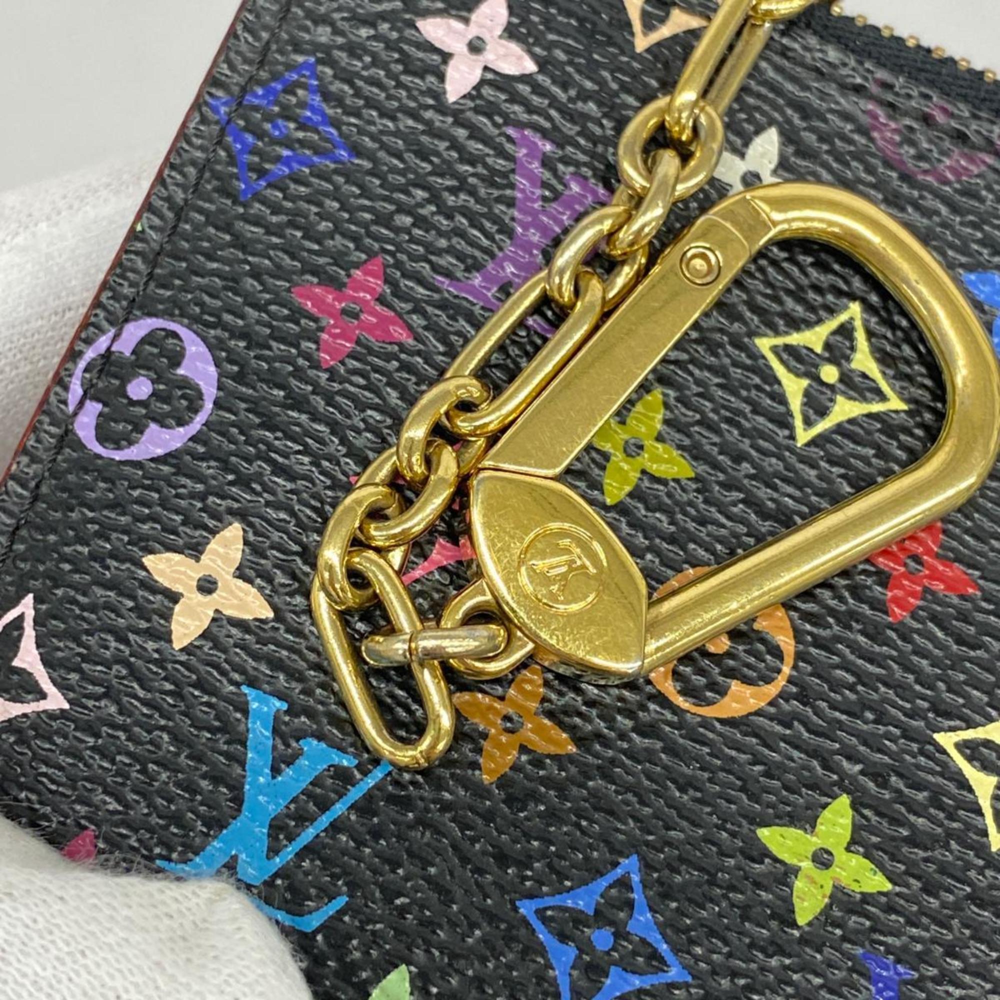 ルイ・ヴィトン(Louis Vuitton) ルイ・ヴィトン 財布・コインケース モノグラム・マルチカラー ポシェットクレ M93735 ノワールレディース