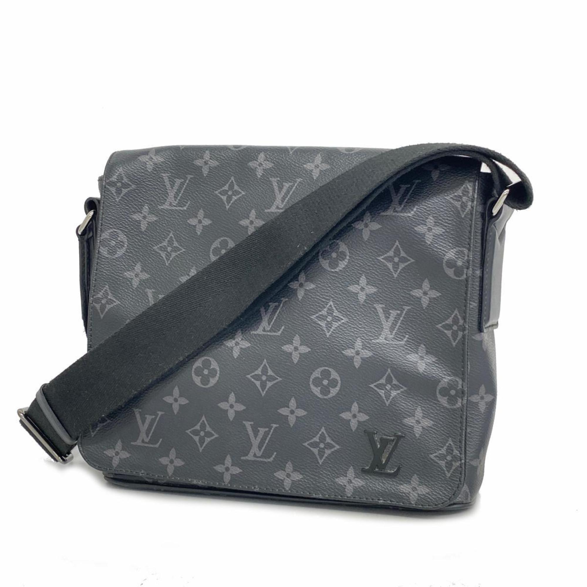 ルイ・ヴィトン(Louis Vuitton) ルイ・ヴィトン ショルダーバッグ モノグラム・エクリプス ディストリクトPM M46255 ブラックメンズ