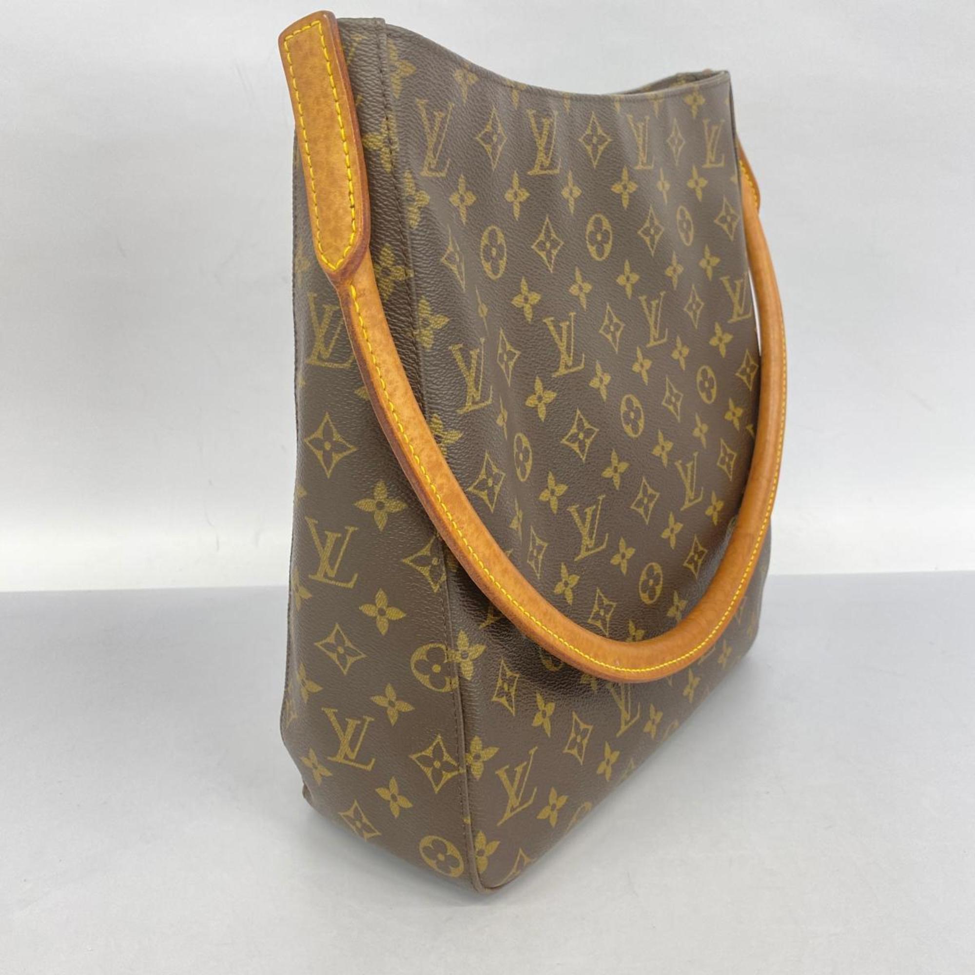 ルイ・ヴィトン(Louis Vuitton) ルイ・ヴィトン ショルダーバッグ モノグラム ルーピングGM M51145 ブラウンレディース