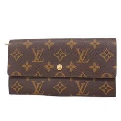 ルイ・ヴィトン(Louis Vuitton) ルイ・ヴィトン 長財布 モノグラム ポシェットポルトモネクレディ M61723 ブラウンレディース