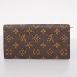 ルイ・ヴィトン(Louis Vuitton) ルイ・ヴィトン 長財布 モノグラム ポシェットポルトモネクレディ M61723 ブラウンレディース