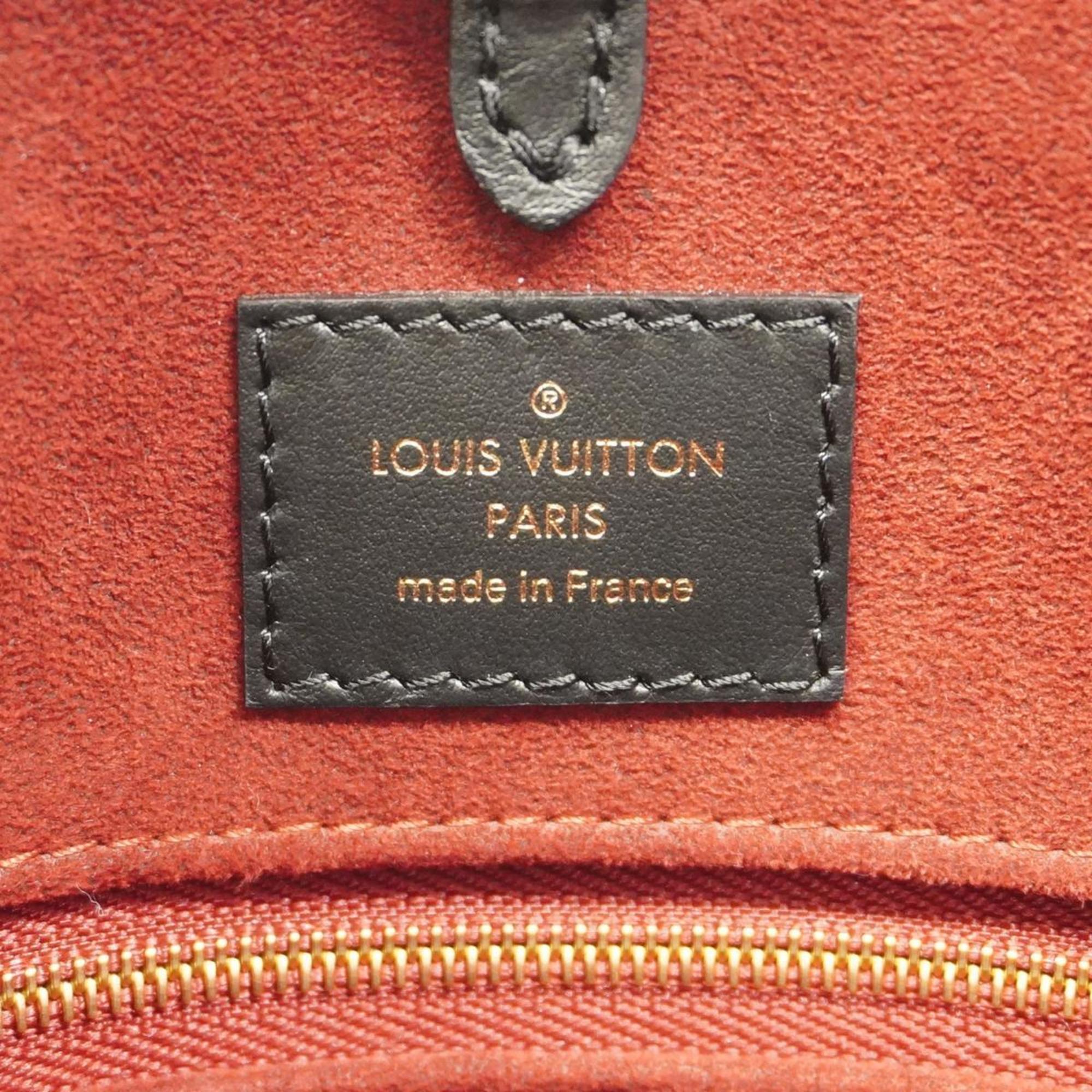 ルイ・ヴィトン(Louis Vuitton) ルイ・ヴィトン ハンドバッグ モノグラム・アンプラント バイカラー オンザゴーMM M45495 ブラックベージュレディース