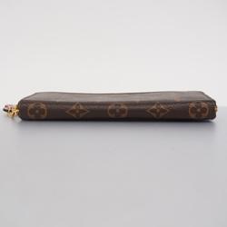 ルイ・ヴィトン(Louis Vuitton) ルイ・ヴィトン 長財布 モノグラム フラワーチャーム ポルトフォイユクレマンス M68314 ブラウン ホットピンクレディース