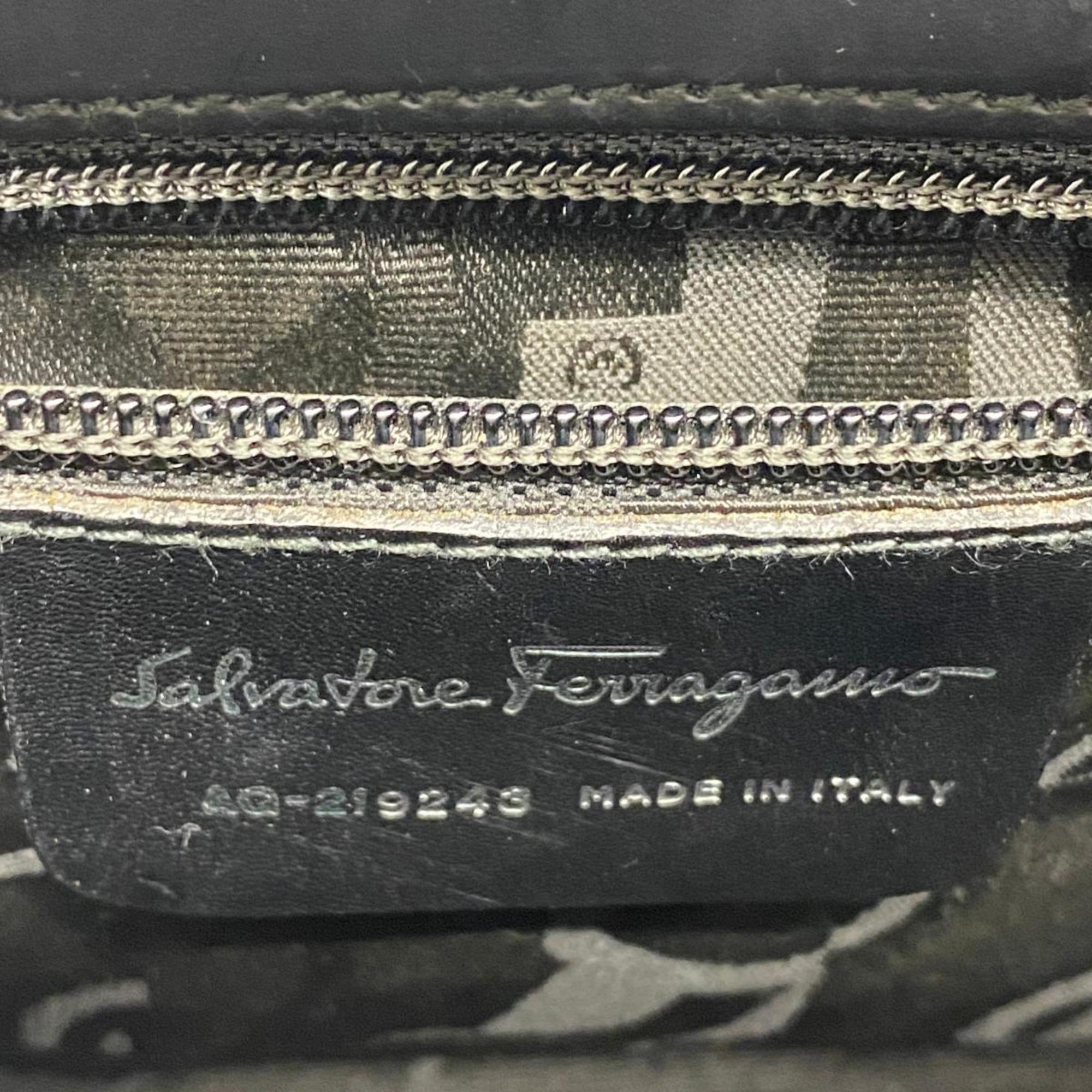 サルヴァトーレ・フェラガモ(Salvatore Ferragamo) サルヴァトーレフェラガモ ハンドバッグ ガンチーニ レザー ブラック   レディース