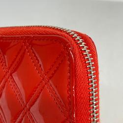 シャネル(Chanel) シャネル 長財布 マトラッセ パテントレザー レッド   メンズ レディース