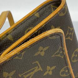 ルイ・ヴィトン(Louis Vuitton) ルイ・ヴィトン ショルダーバッグ モノグラム ポシェットツインGM M51852 ブラウンレディース