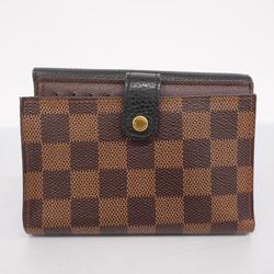 ルイ・ヴィトン(Louis Vuitton) ルイ・ヴィトン 財布 ダミエ ポルトフォイユノルマンディ N60044 エベヌ ブラックレディース