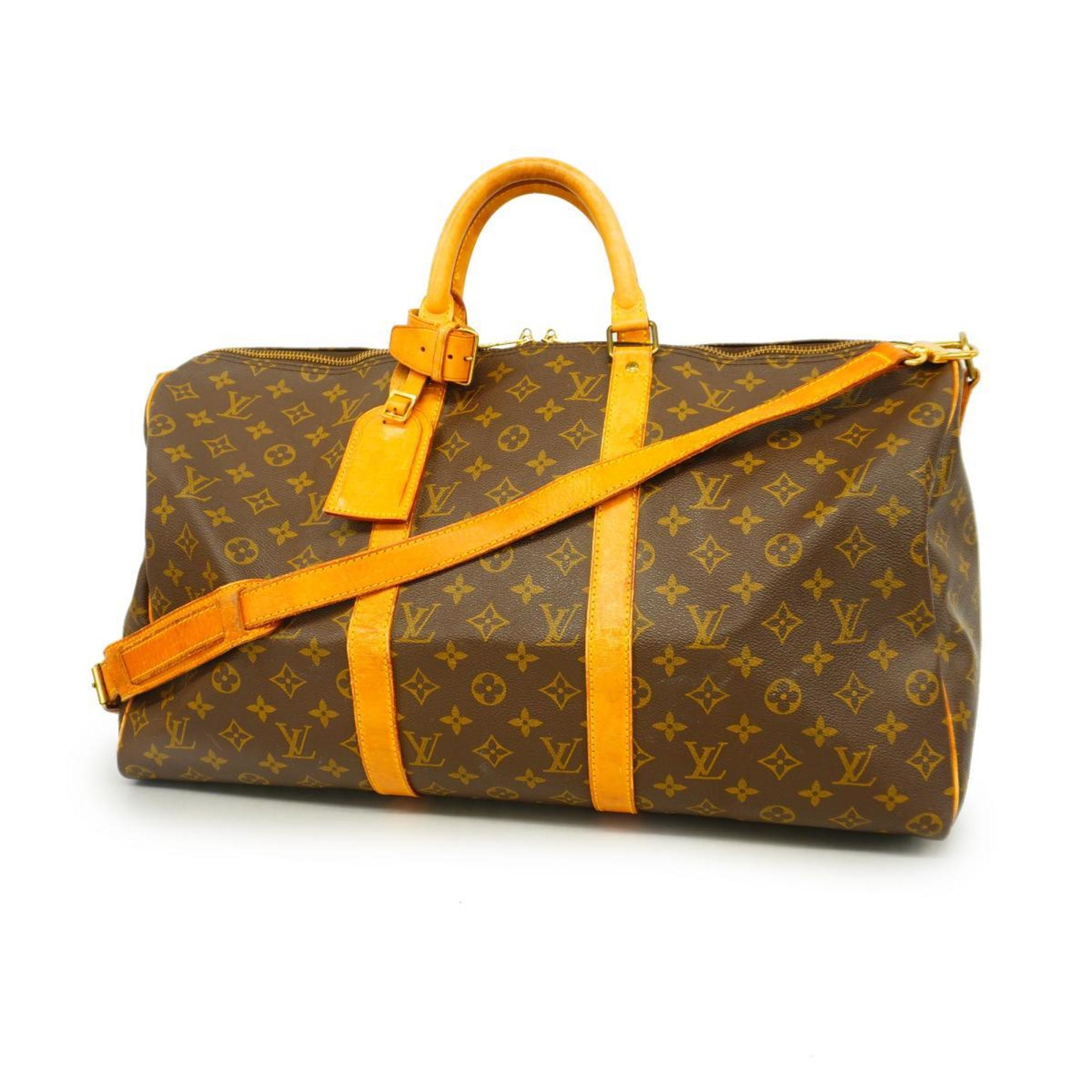 ルイ・ヴィトン(Louis Vuitton) ルイ・ヴィトン ボストンバッグ モノグラム キーポルバンドリエール50 M41416 ブラウンメンズ  レディース | eLADY Globazone