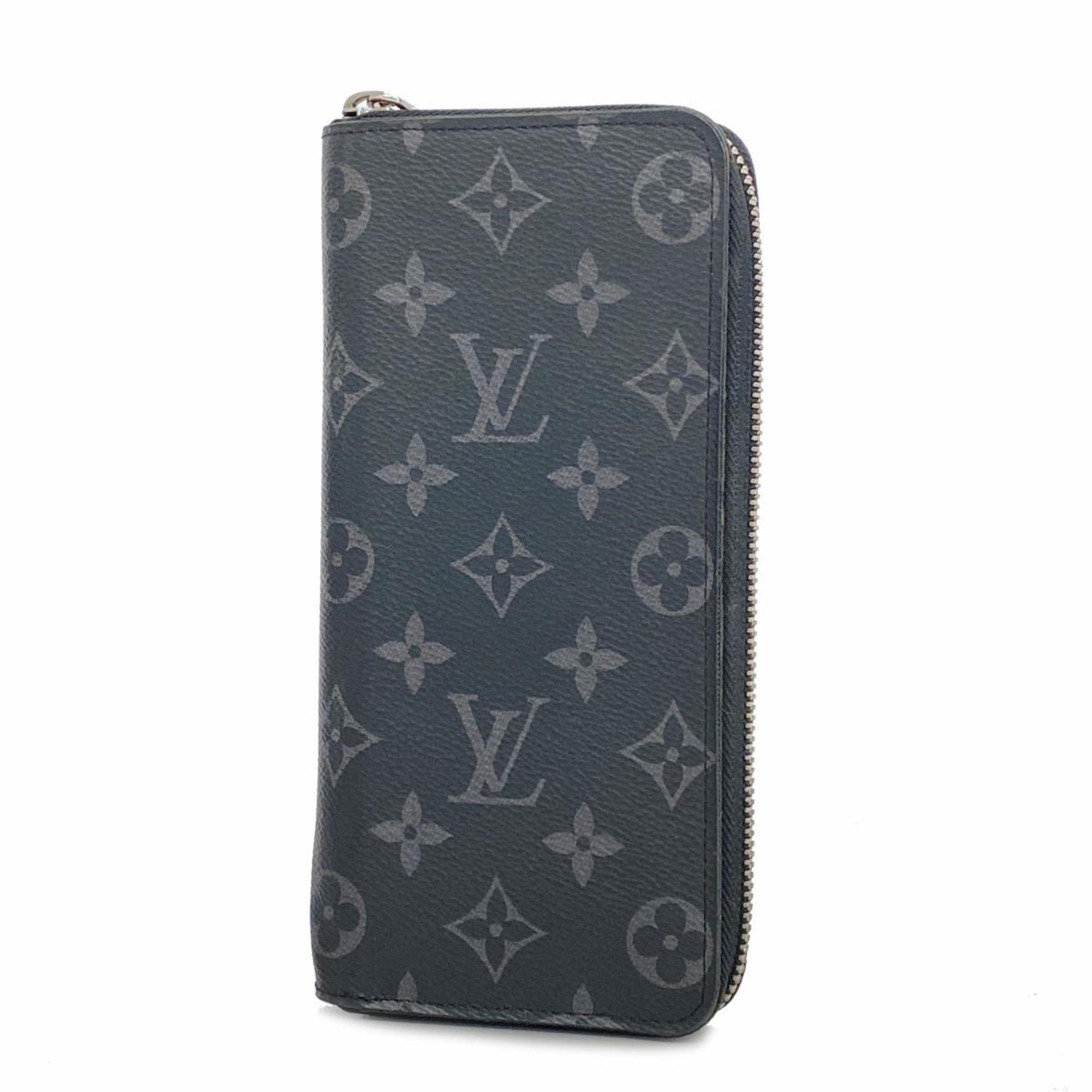 ルイ・ヴィトン(Louis Vuitton) ルイ・ヴィトン 長財布 モノグラム・エクリプス ジッピーウォレットヴェルティカル M62295 ブラックメンズ