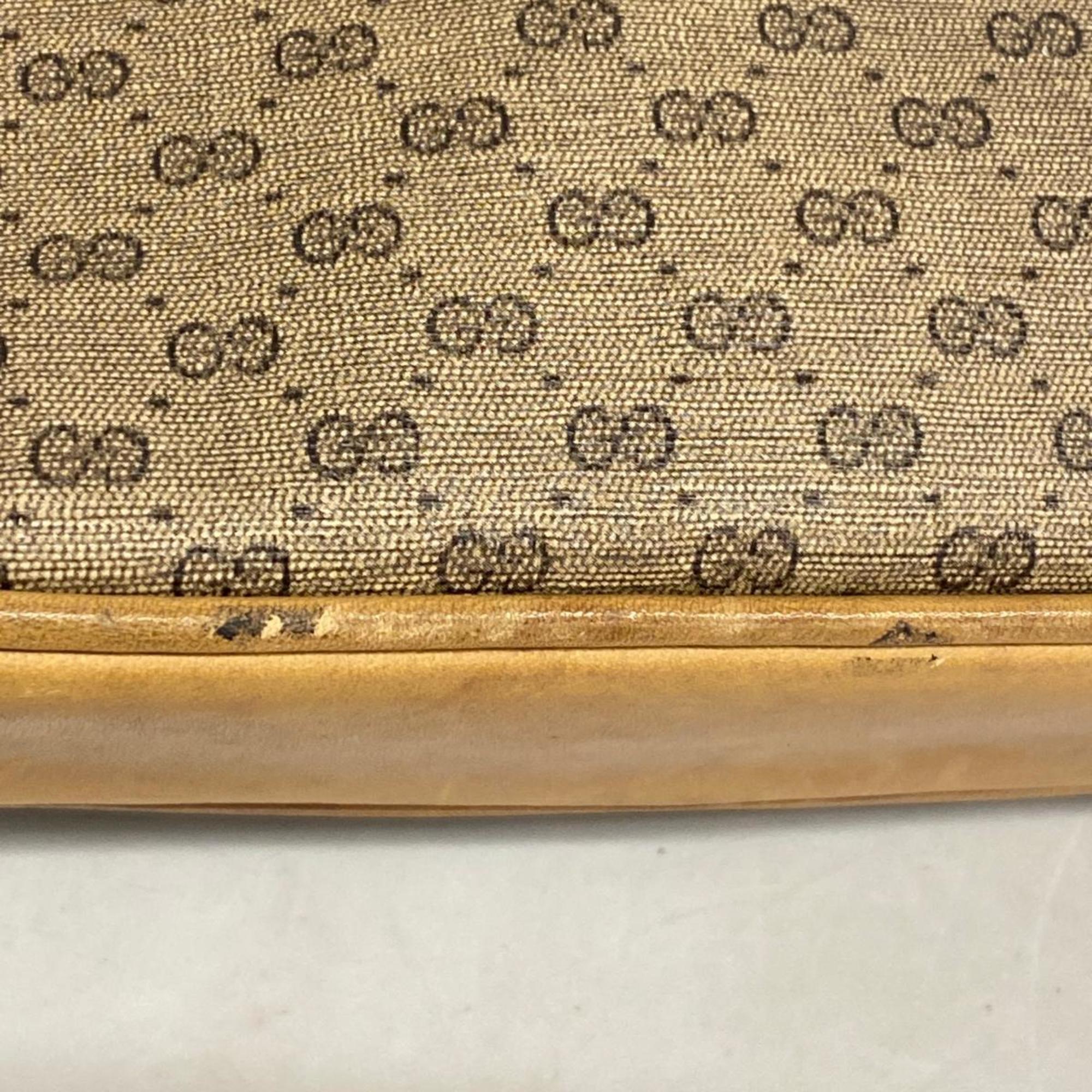 グッチ(Gucci) グッチ ショルダーバッグ マイクロGG 48 001 4825  ベージュ   レディース