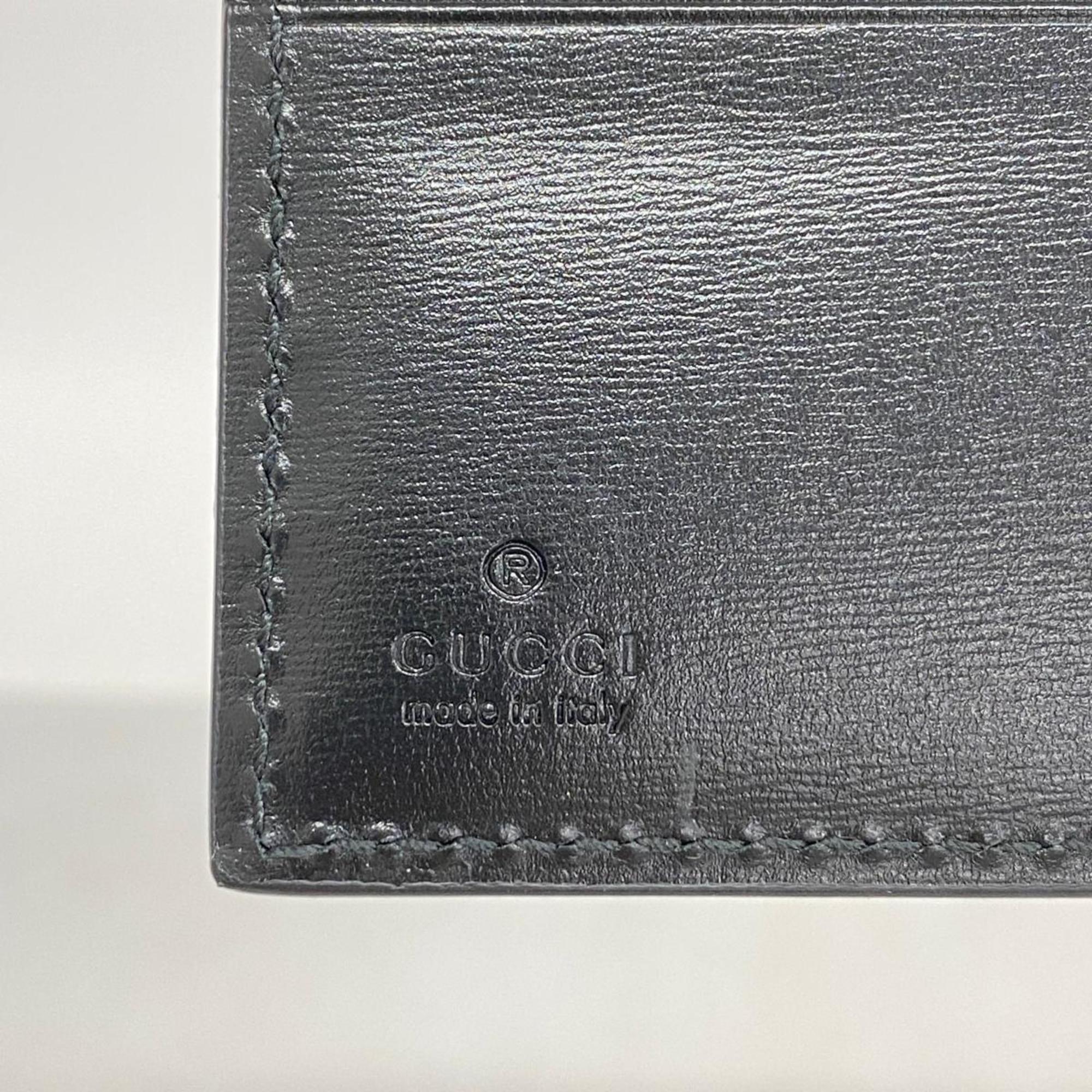 グッチ(Gucci) グッチ 財布 GGマーモント 428725 レザー ブラック   メンズ