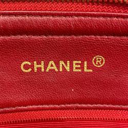 シャネル(Chanel) シャネル ショルダーバッグ マトラッセ チェーンショルダー ラムスキン レッド   レディース