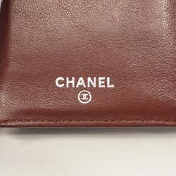 シャネル(Chanel) シャネル 三つ折り長財布 ビコローレ レザー ブラック   レディース