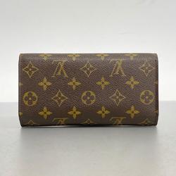 ルイ・ヴィトン(Louis Vuitton) ルイ・ヴィトン 三つ折り長財布 モノグラム ポルトフォイユ インターナショナル M61217 ブラウンレディース