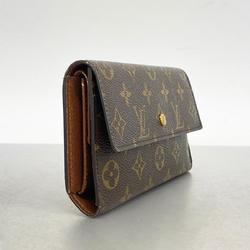 ルイ・ヴィトン(Louis Vuitton) ルイ・ヴィトン 三つ折り長財布 モノグラム ポルトフォイユ インターナショナル M61217 ブラウンレディース