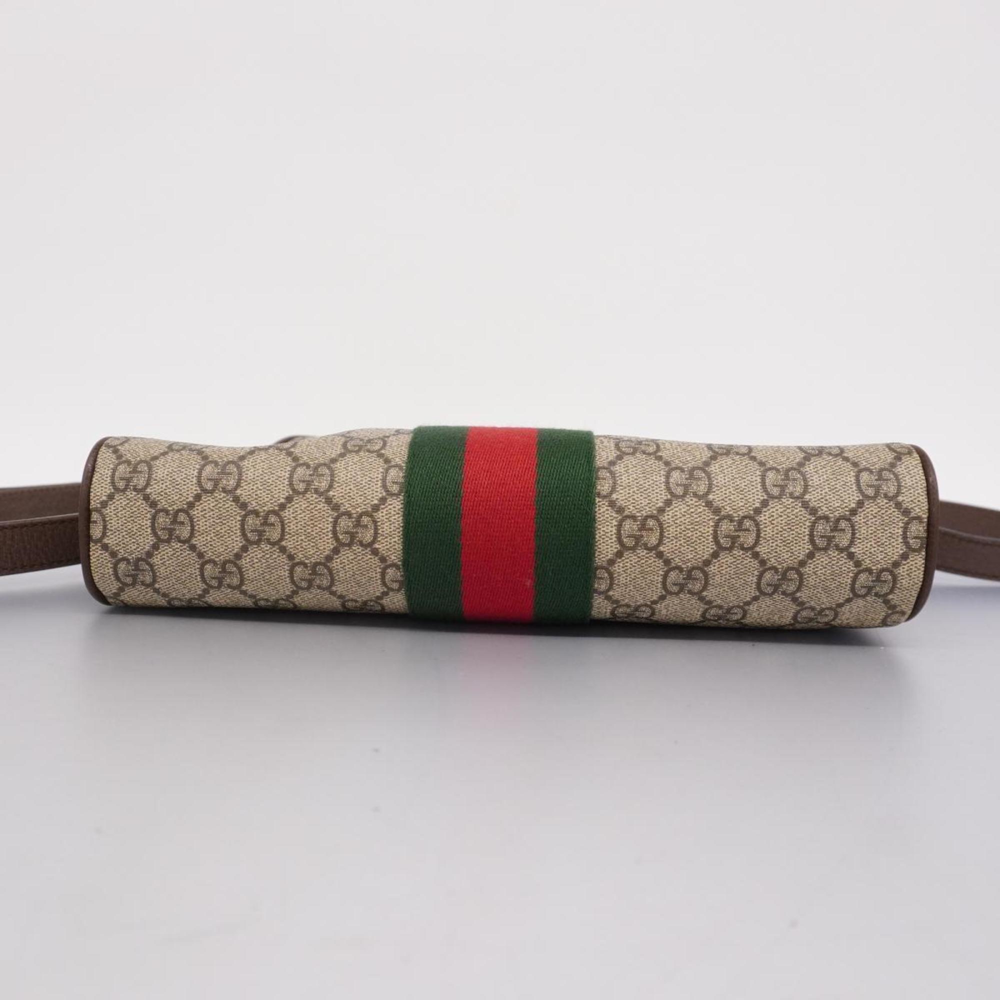 グッチ(Gucci) グッチ ショルダーバッグ オフィディア 547934  レザー ブラウン ベージュ   レディース