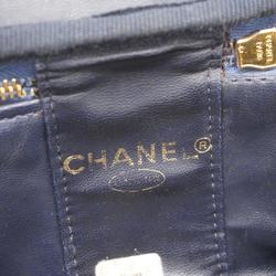 シャネル(Chanel) シャネル バニティバッグ デニム ブルー   レディース