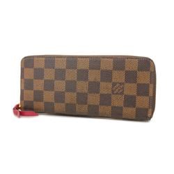 ルイ・ヴィトン(Louis Vuitton) ルイ・ヴィトン 長財布 ダミエ ポルトフォイユクレマンス N60534 エベヌ スリーズメンズ レディース