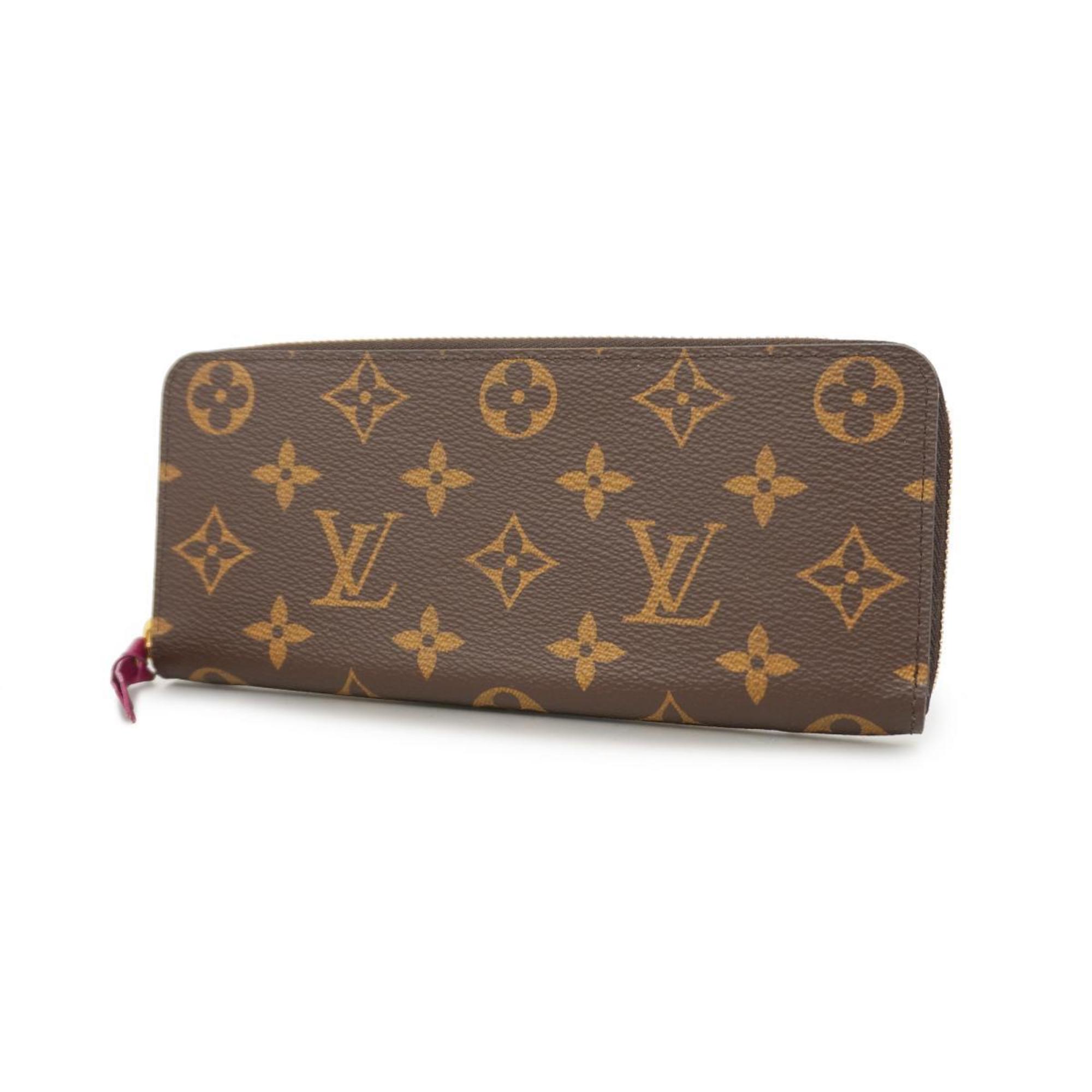 ルイ・ヴィトン(Louis Vuitton) ルイ・ヴィトン 長財布 モノグラム ポルトフォイユクレマンス M60742 フューシャレディース