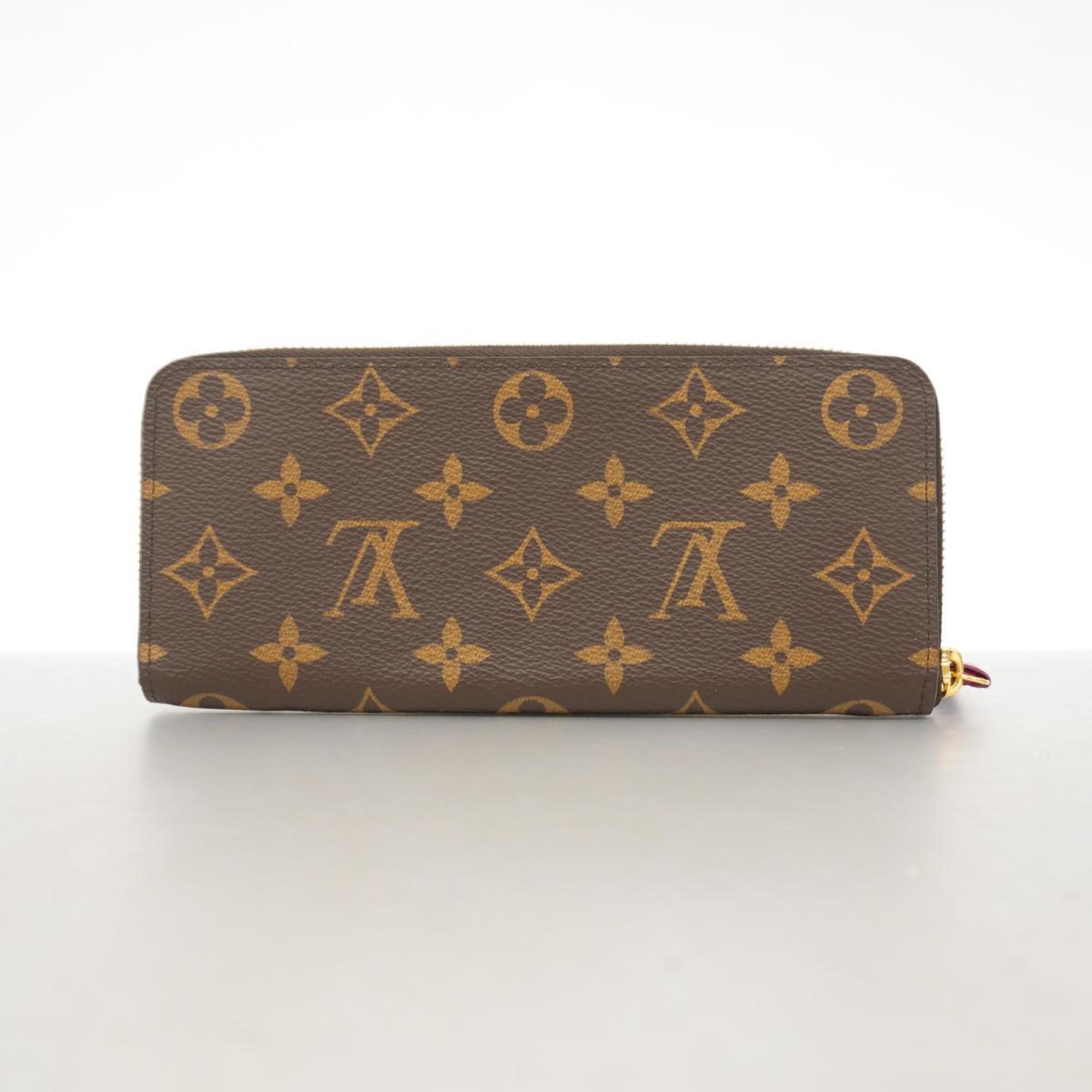 ルイ・ヴィトン(Louis Vuitton) ルイ・ヴィトン 長財布 モノグラム ポルトフォイユクレマンス M60742 フューシャレディース