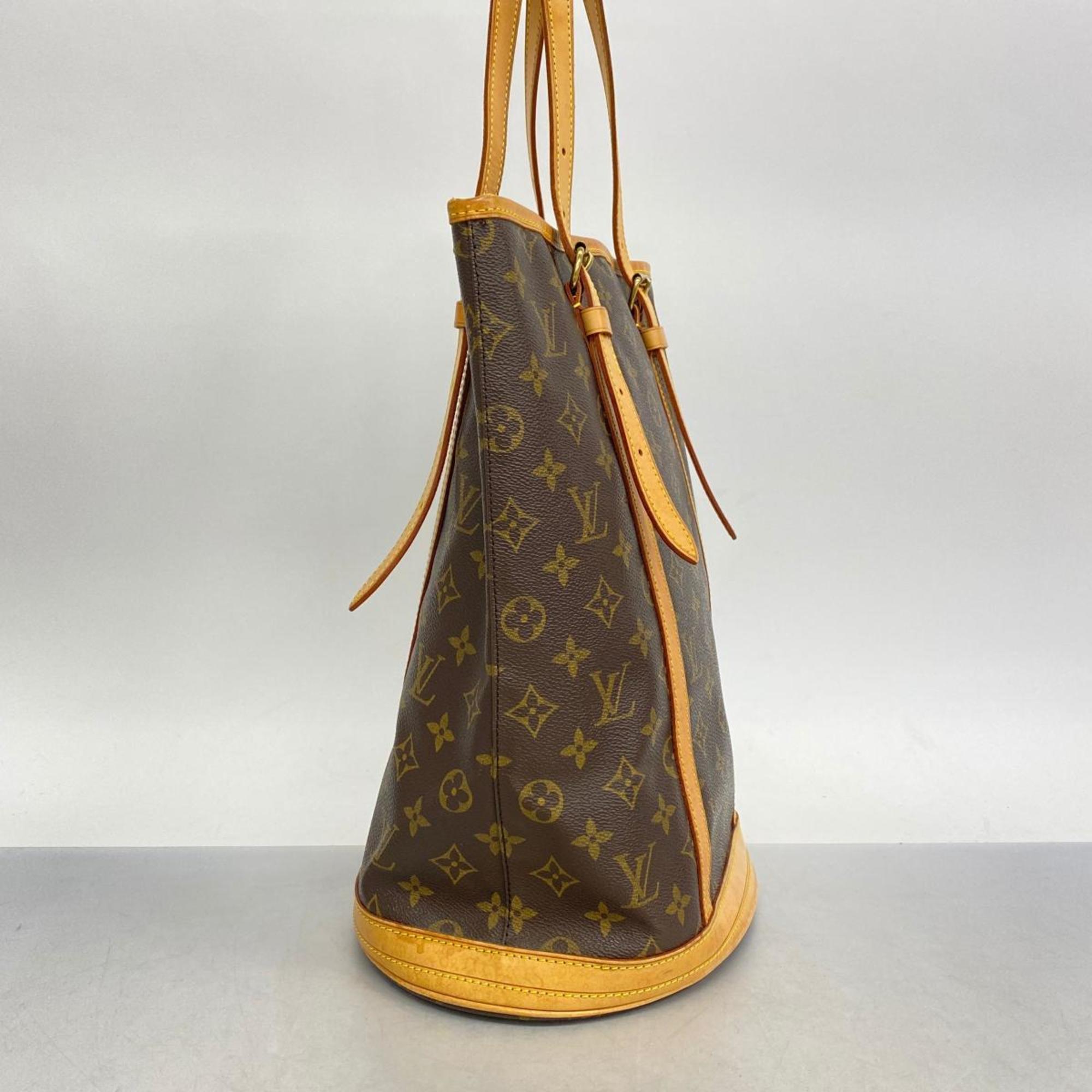 ルイ・ヴィトン(Louis Vuitton) ルイ・ヴィトン トートバッグ モノグラム バケットGM M42236 ブラウンレディース