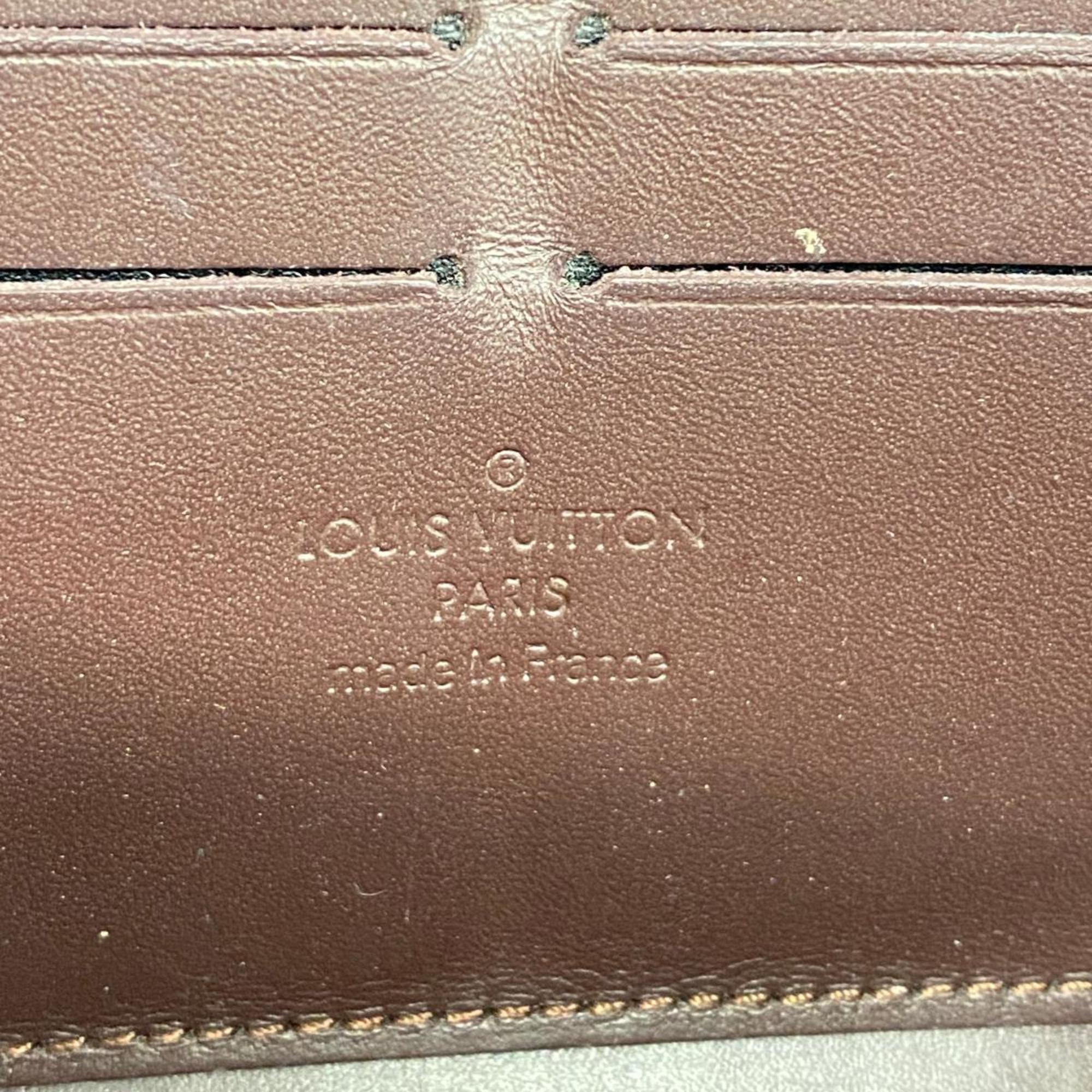 ルイ・ヴィトン(Louis Vuitton) ルイ・ヴィトン 長財布 ヴェルニ ジッピーウォレット M91717 アマラントレイユールメンズ レディース