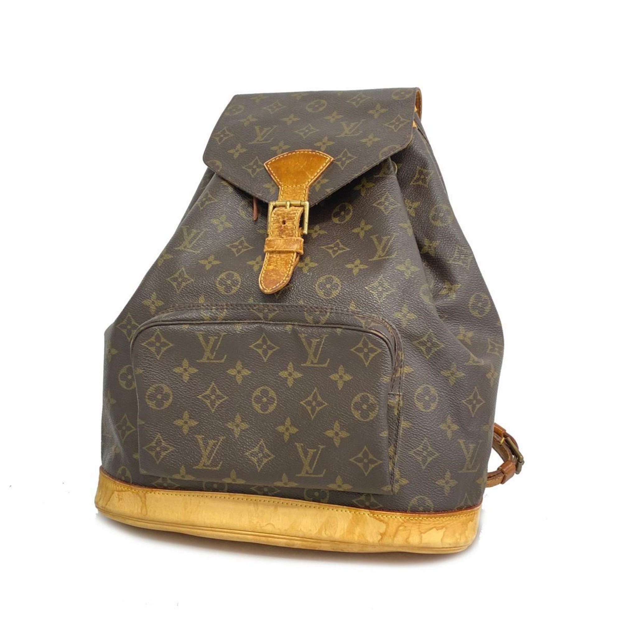 ルイ・ヴィトン(Louis Vuitton) ルイ・ヴィトン リュックサック モノグラム モンスリGM M51135 ブラウンメンズ レディース