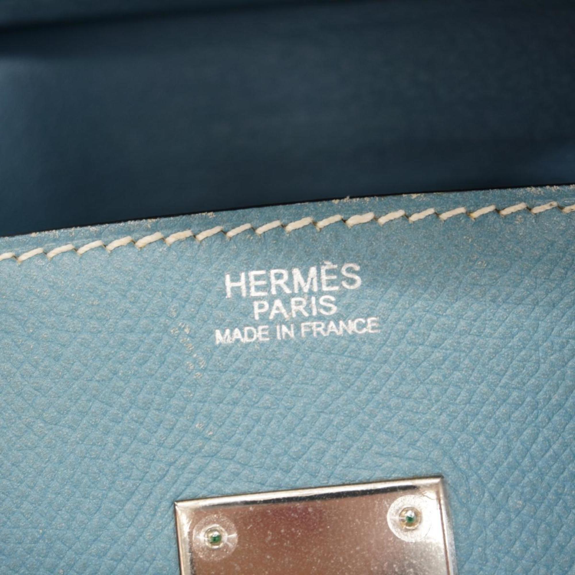 エルメス(Hermes) エルメス ハンドバッグ バーキン30 □J刻印 ヴォーエプソン ブルージーン   レディース