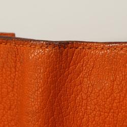 エルメス(Hermes) エルメス 長財布 ベアンスフレ □R刻印 シェブルミゾル オレンジ   メンズ レディース