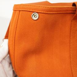 エルメス(Hermes) エルメス トートバッグ ヴァルパライソPM トワルシェブロン オレンジ   レディース