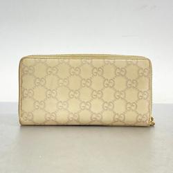 グッチ(Gucci) グッチ 長財布 グッチシマ 307980 レザー アイボリー シャンパン  メンズ レディース