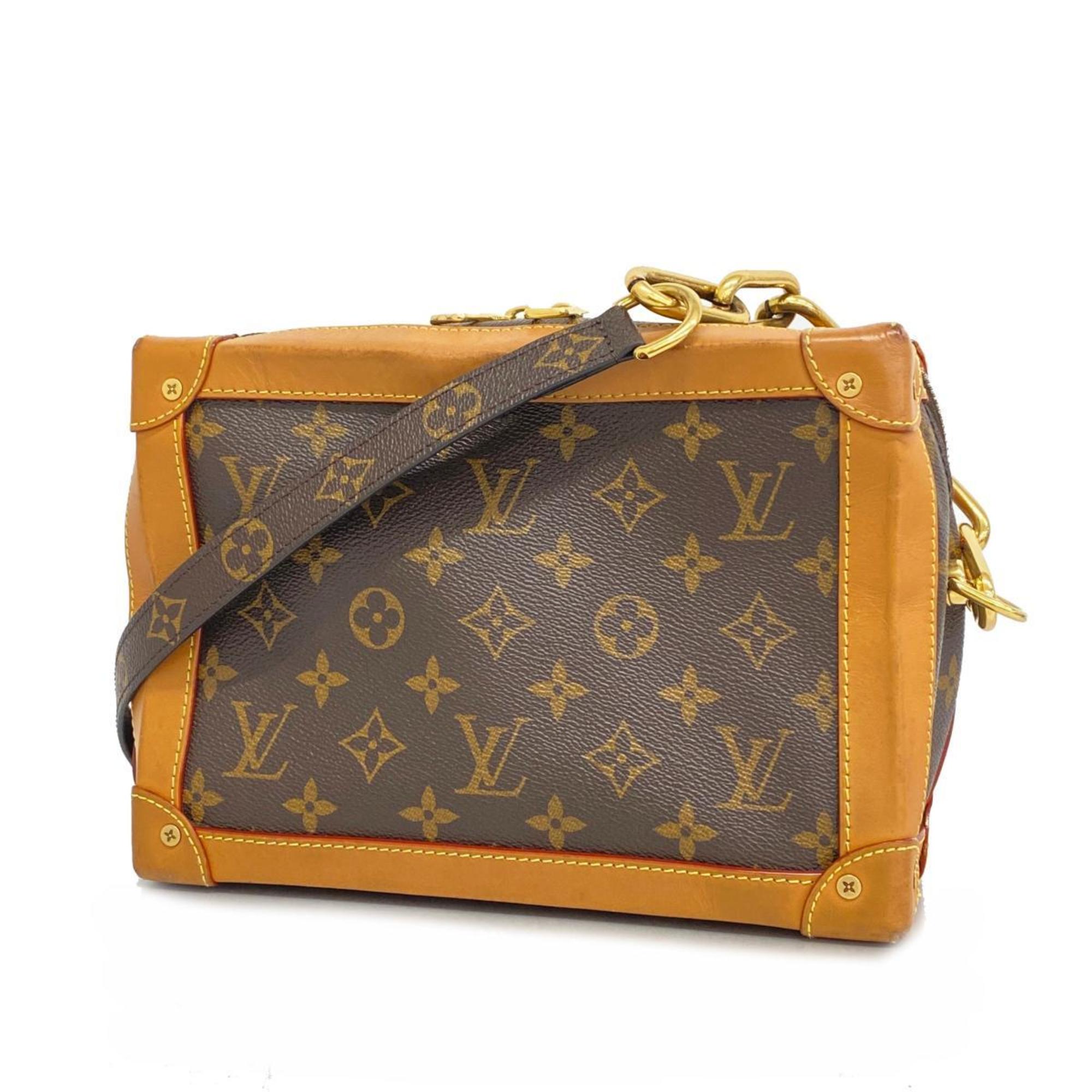 ルイ・ヴィトン(Louis Vuitton) ルイ・ヴィトン ショルダーバッグ モノグラム ソフトトランク M44660 ブラウンレディース