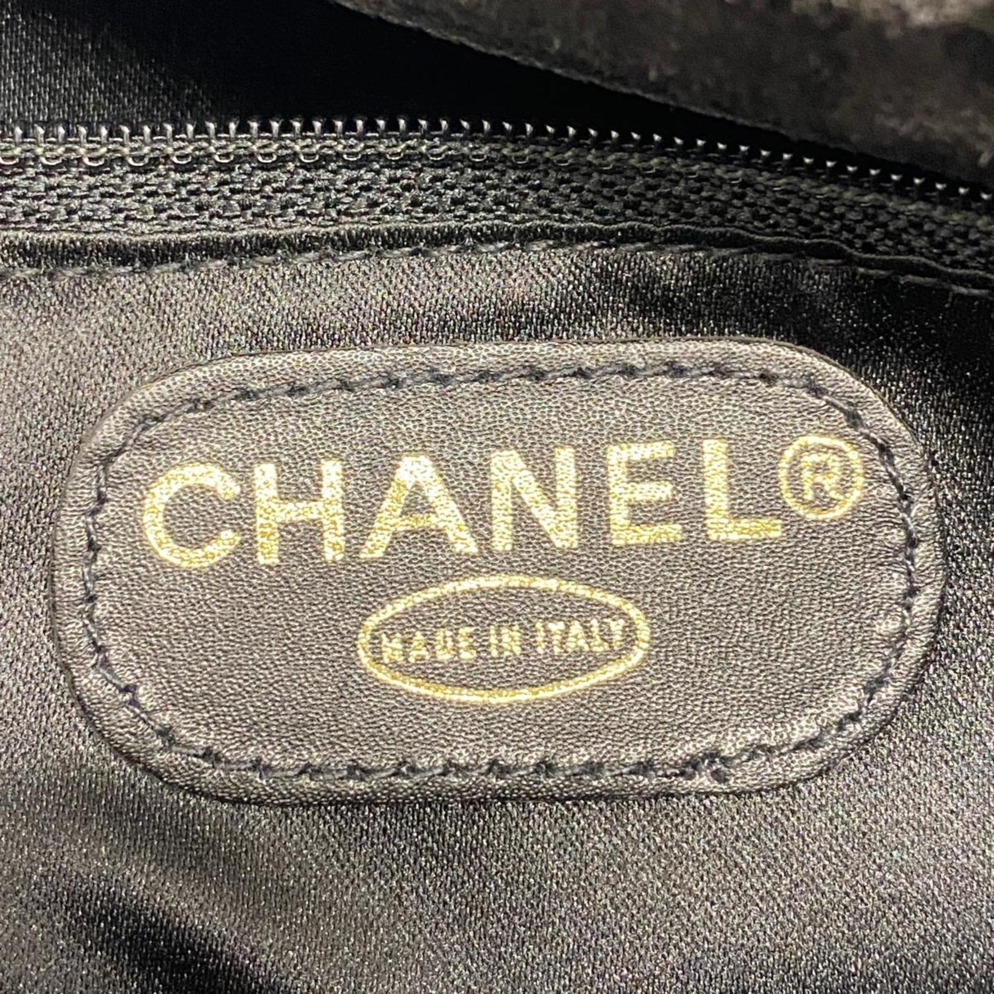 シャネル(Chanel) シャネル ショルダーバッグ トリプルココ スウェード ブラック   レディース