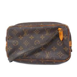 ルイ・ヴィトン(Louis Vuitton) ルイ・ヴィトン ショルダーバッグ モノグラム ポシェットマルリーバンドリエール M51828 ブラウンレディース