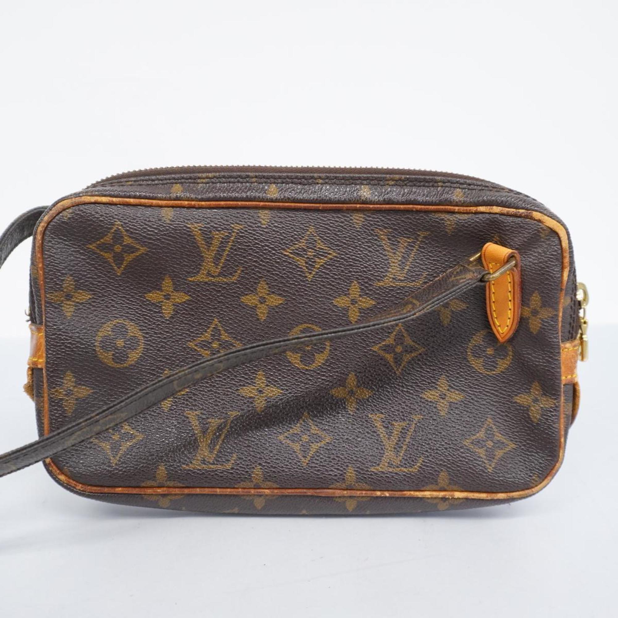 ルイ・ヴィトン(Louis Vuitton) ルイ・ヴィトン ショルダーバッグ モノグラム ポシェットマルリーバンドリエール M51828 ブラウンレディース