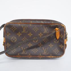 ルイ・ヴィトン(Louis Vuitton) ルイ・ヴィトン ショルダーバッグ モノグラム ポシェットマルリーバンドリエール M51828 ブラウンレディース