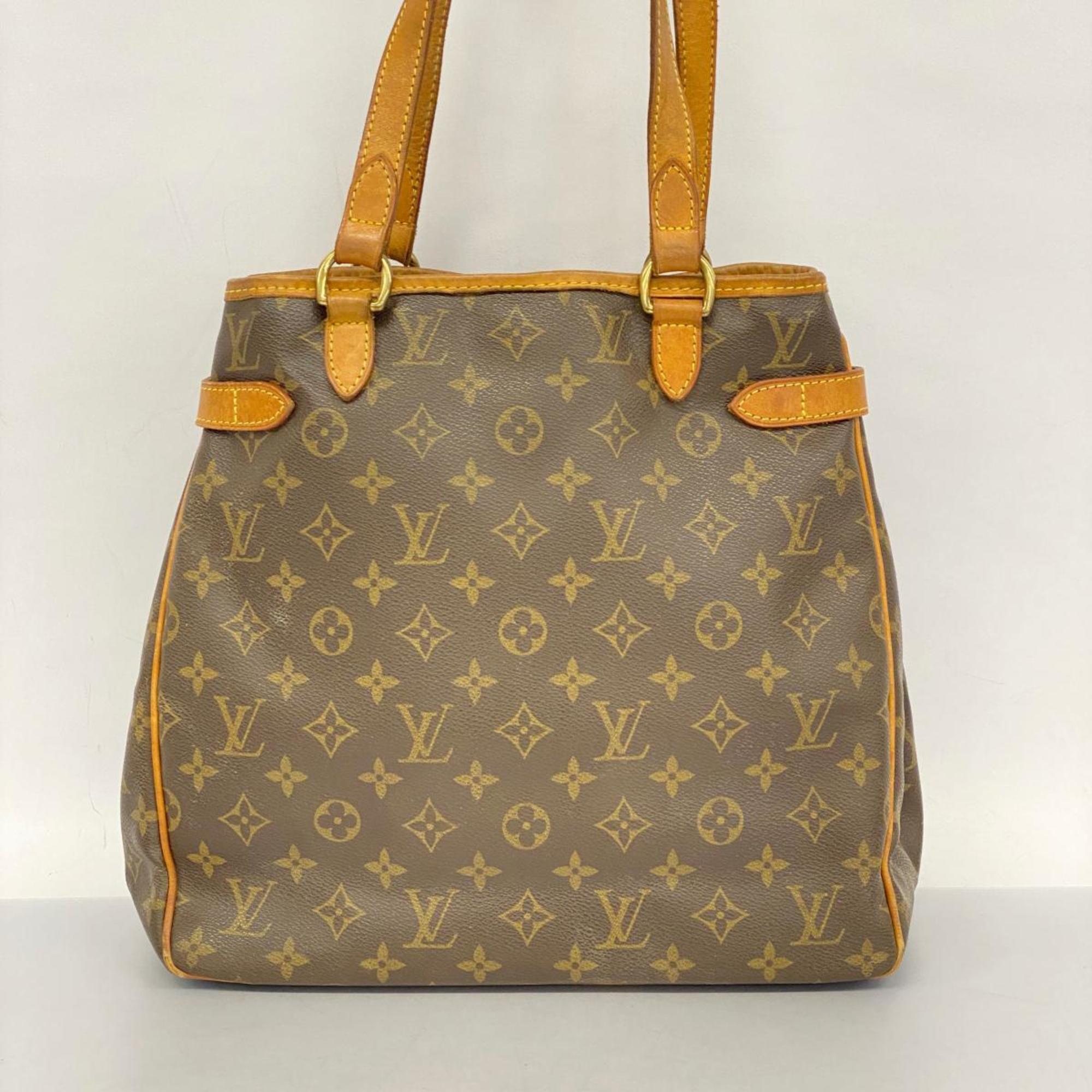 ルイ・ヴィトン(Louis Vuitton) ルイ・ヴィトン トートバッグ モノグラム バティニョールヴェルティカル M51153 ブラウンレディース