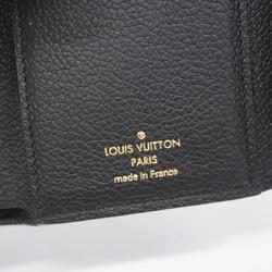 ルイ・ヴィトン(Louis Vuitton) ルイ・ヴィトン 三つ折り財布 モノグラム・アンプラント バイカラー ポルトフォイユヴィクトリーヌ M80968 ブラックベージュレディース