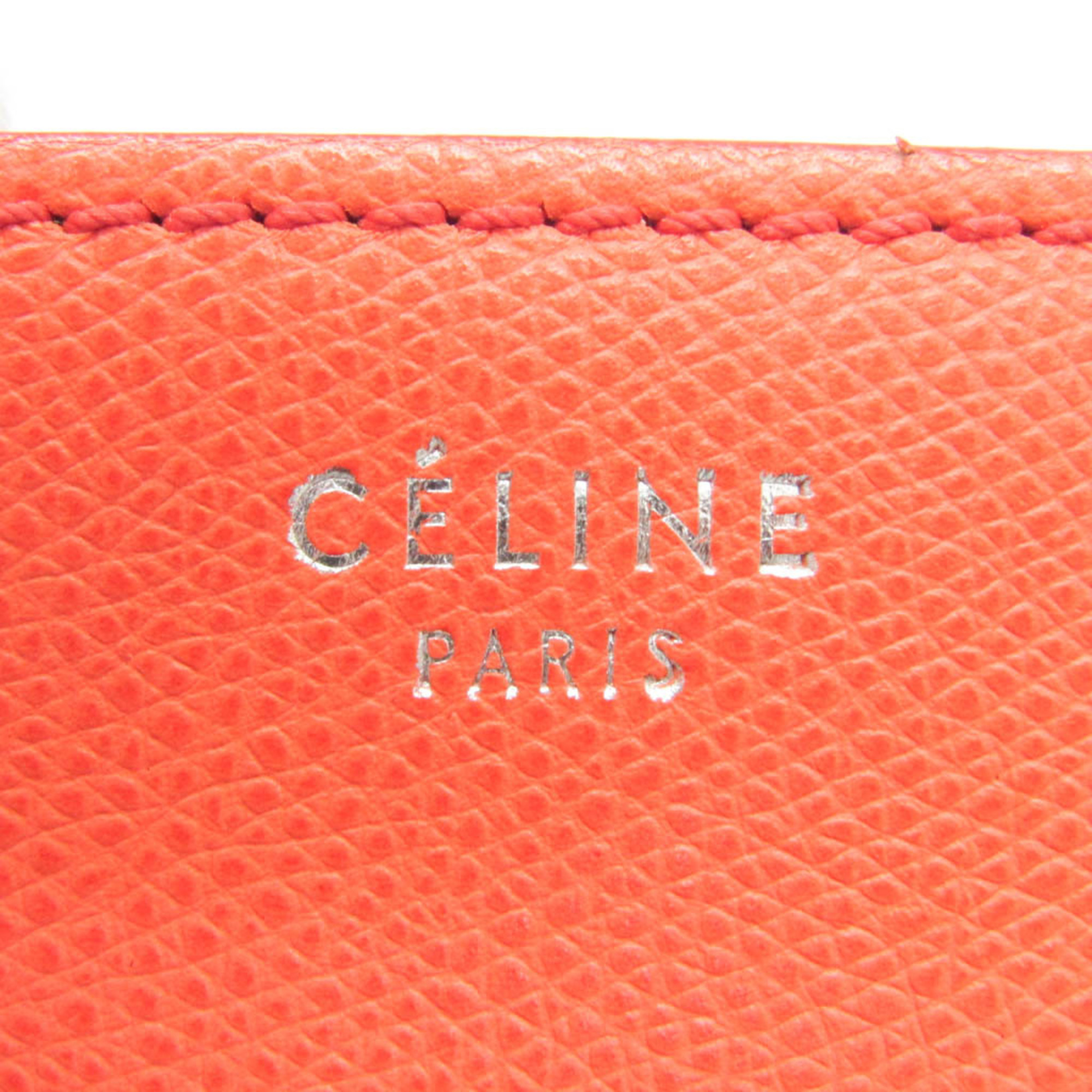 セリーヌ(Celine) ラゲージ ファントム レディース レザー ハンドバッグ オレンジ