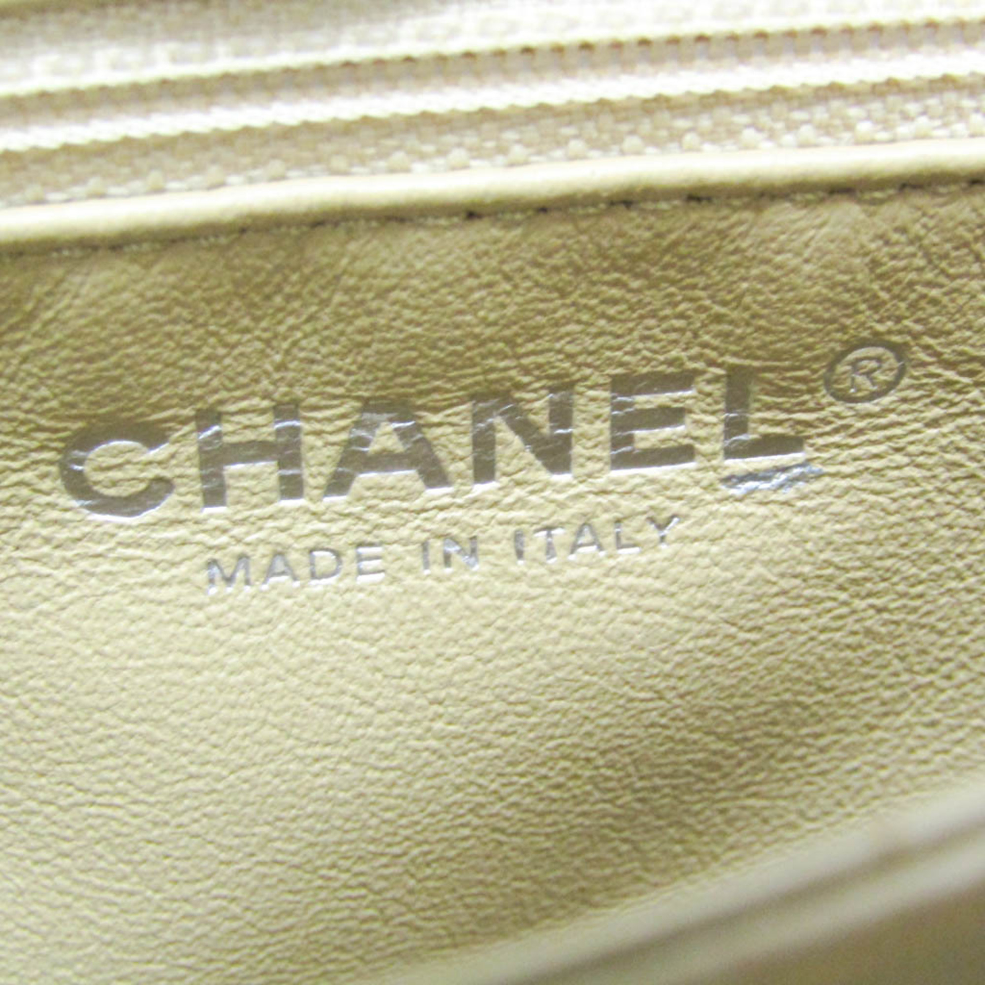 シャネル(Chanel) マトラッセ レディース レザー ショルダーバッグ イエロー