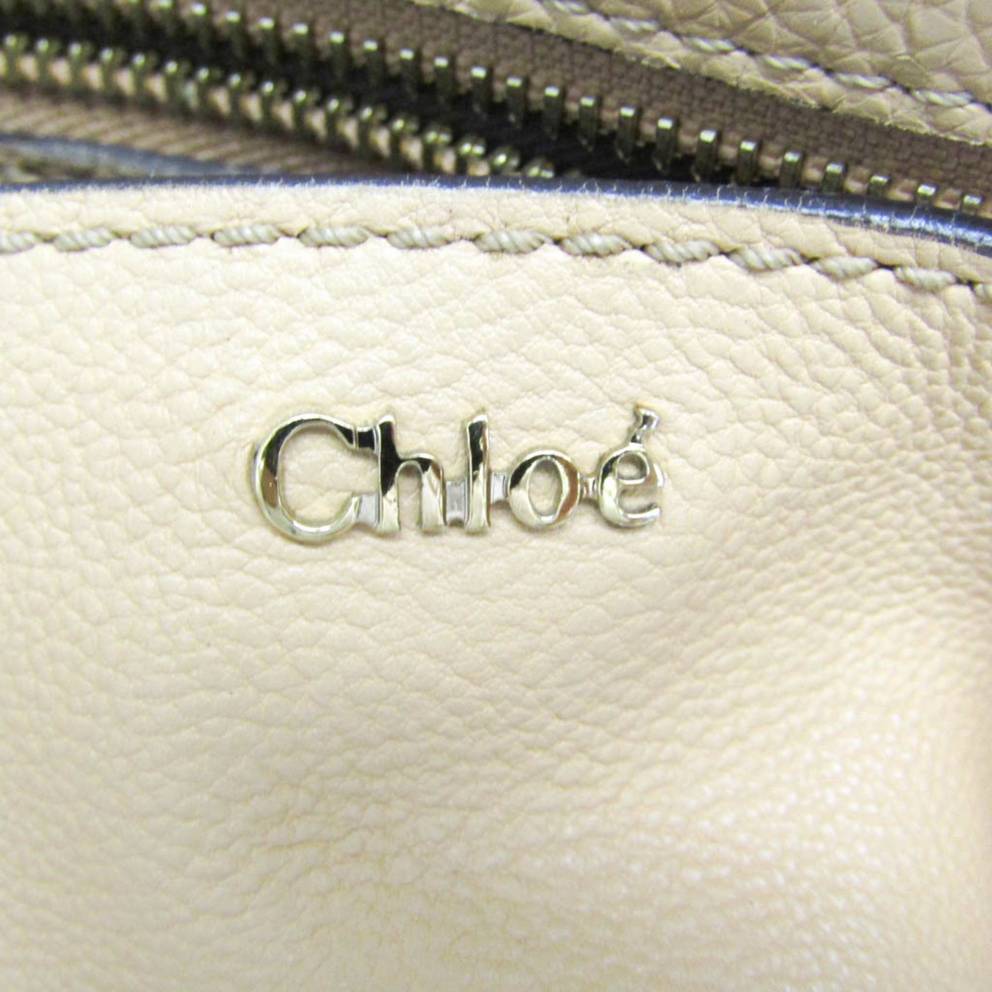 クロエ(Chloé) エルシー レディース レザー ハンドバッグ,ショルダーバッグ ベージュ