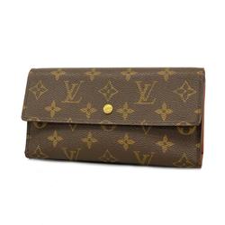 ルイ・ヴィトン(Louis Vuitton) ルイ・ヴィトン 三つ折り長財布 モノグラム ポルトトレゾールインターナショナル M61215 ブラウンレディース