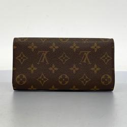 ルイ・ヴィトン(Louis Vuitton) ルイ・ヴィトン 三つ折り長財布 モノグラム ポルトトレゾールインターナショナル M61215 ブラウンレディース