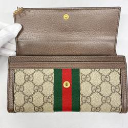 グッチ(Gucci) グッチ 長財布 オフィディア 523153  ベージュ   レディース