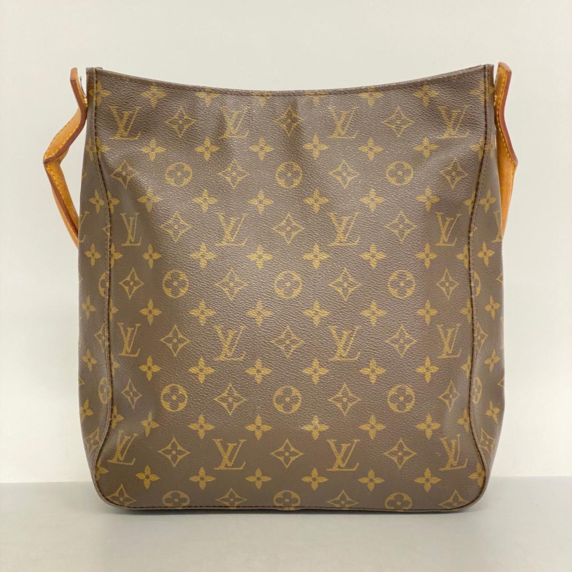 ルイ・ヴィトン(Louis Vuitton) ルイ・ヴィトン ショルダーバッグ モノグラム ルーピングGM M51145 ブラウンレディース