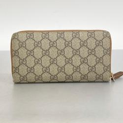 グッチ(Gucci) グッチ 長財布 GGスプリーム 456863  レザー ブラウン   メンズ レディース