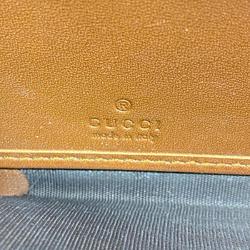 グッチ(Gucci) グッチ 長財布 GGスプリーム 456863  レザー ブラウン   メンズ レディース